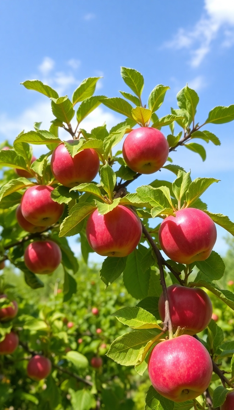 iPhone AI Apple On Tree Luxury Wallpaper